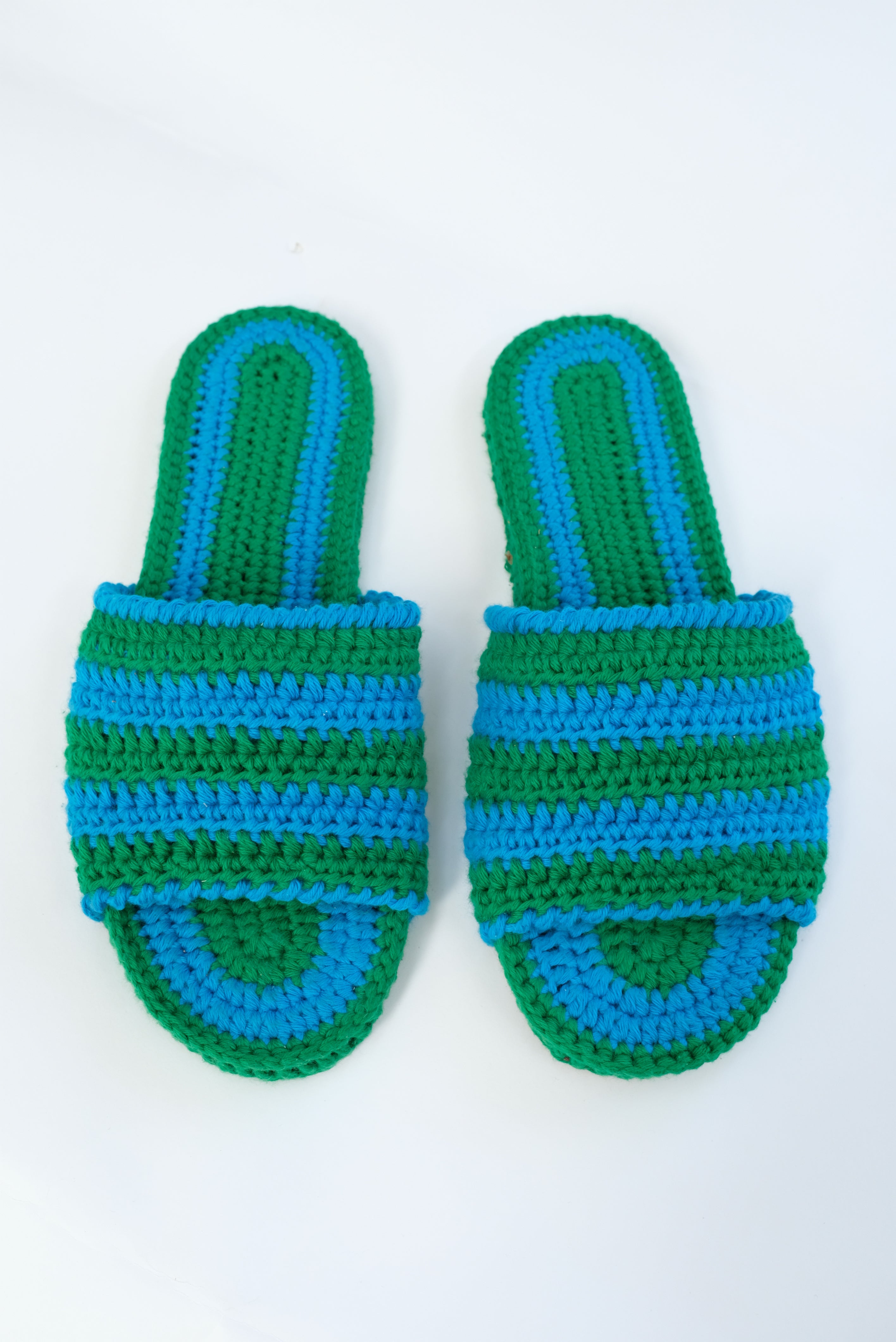 Beklina Crochet Slipper Pool Stripe Garmentory