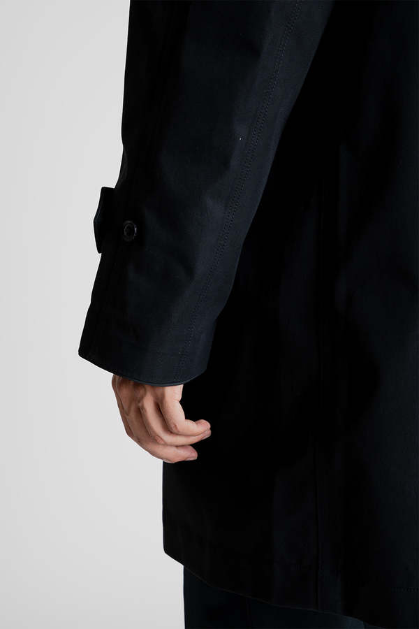 Nanamica GORE-TEX Soutien Collar Coat Black Garmentory
