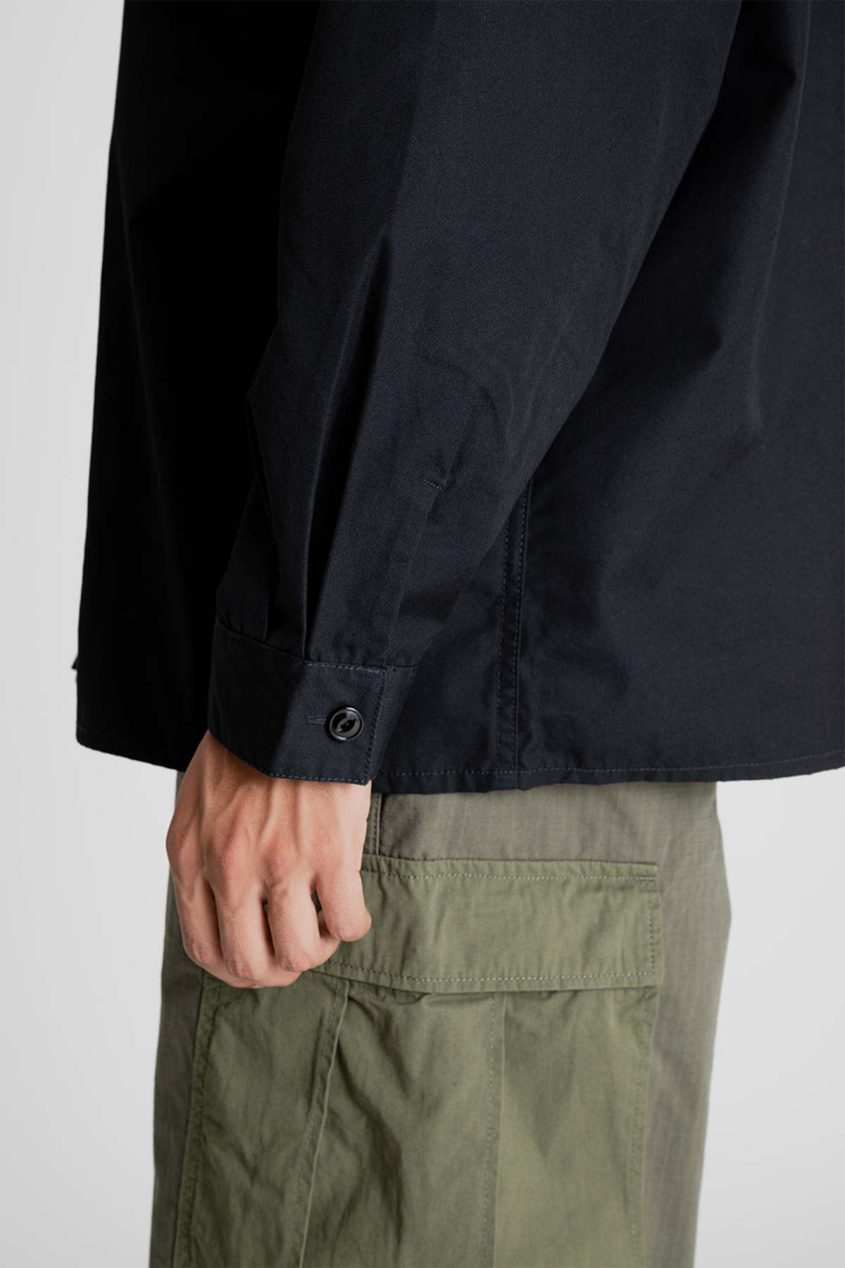 Nanamica Utility Light Wind Shirt - Black | Garmentory