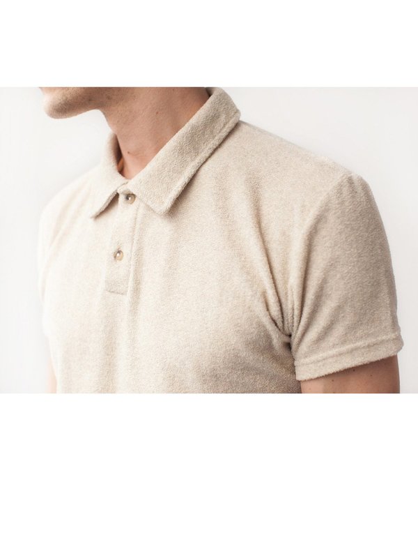 De Bonne Facture Japanese Cotton Terry Polo Shirt | Garmentory