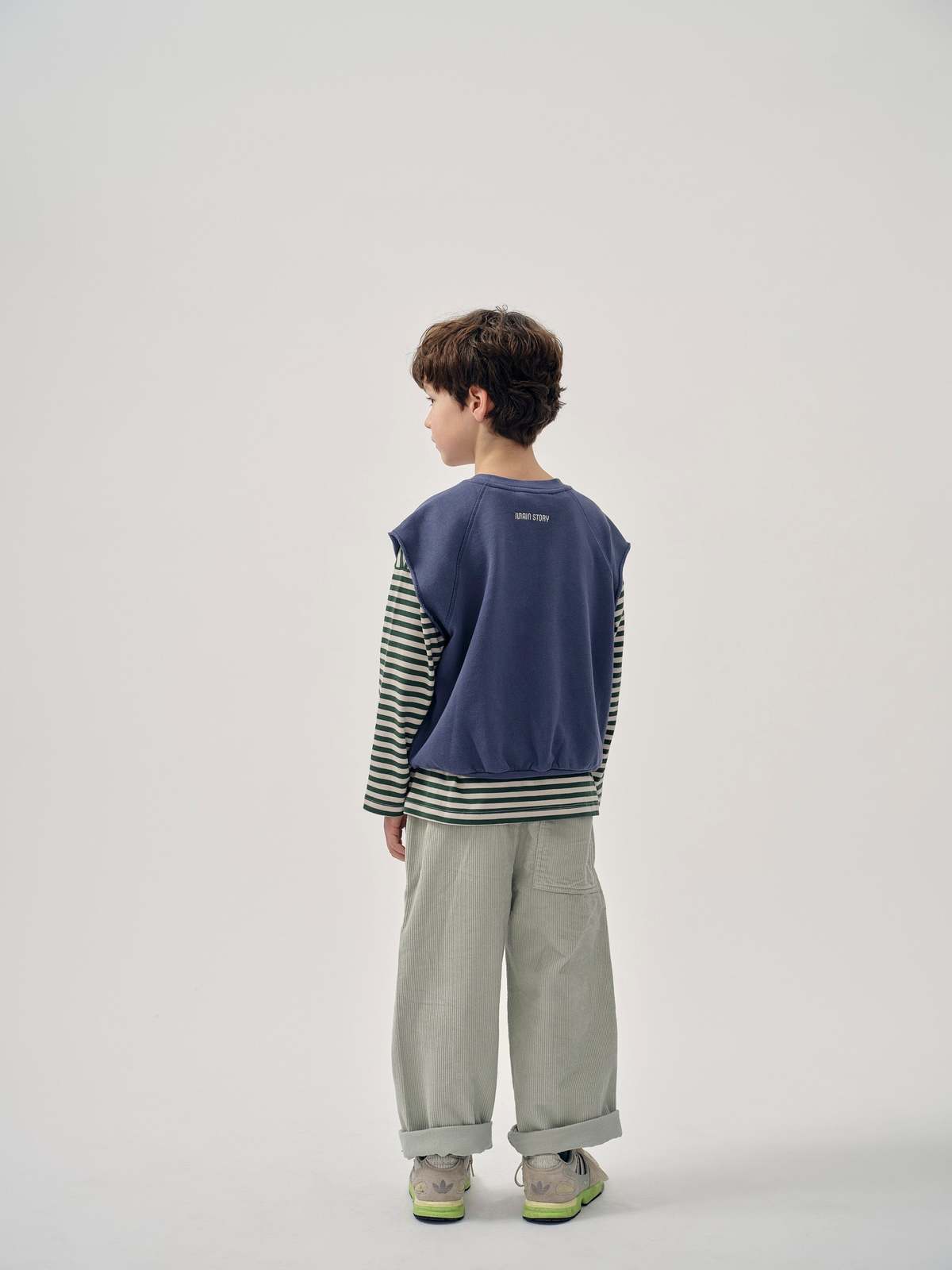 Kids Main Story Barrel Cord Pant - Sea Foam - Image 2 of 6