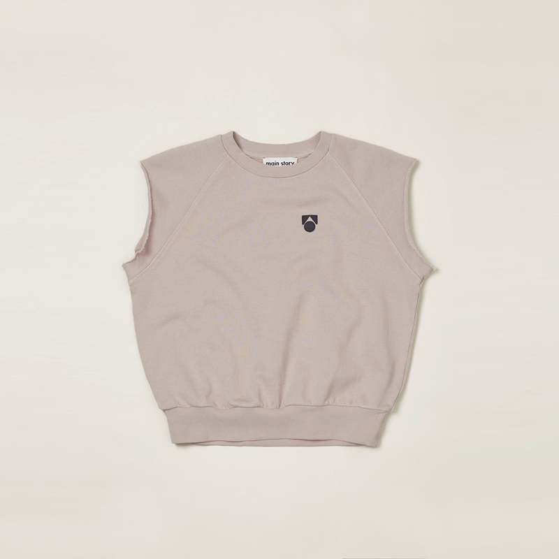 Kids Main Story Cut Off Sweatshirt - Cloud