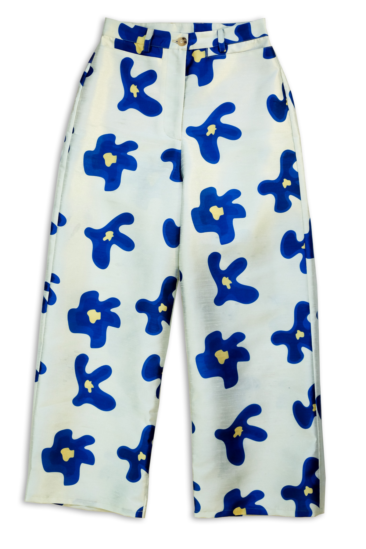 migo pant in sapphire floral - Image 2 of 8
