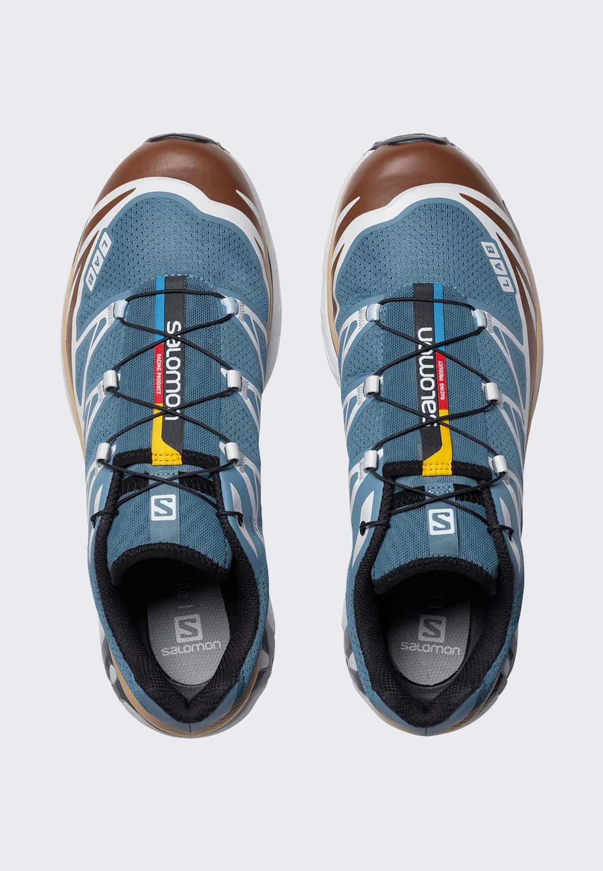 Salomon XT-6 Aegean Blue Hazelnut Sneaker US Mens 11 XT-6 in Aegean Blue / Tortoise Shell / Hazelnut main image 4
