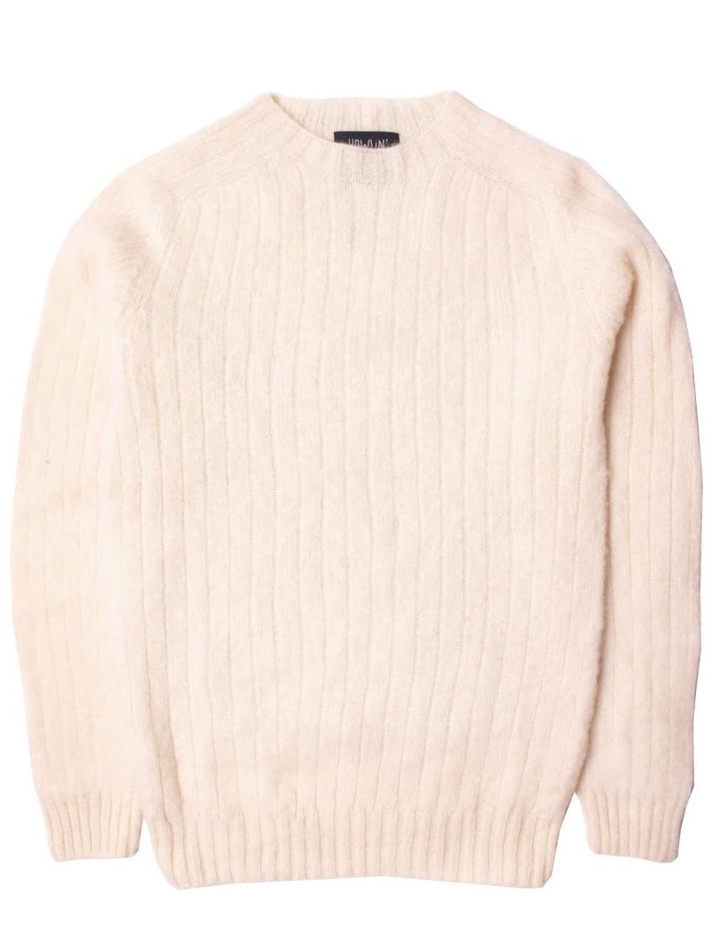 HOWLIN BY MORRISON Lost Spirit Cream Sweater Garmentory
