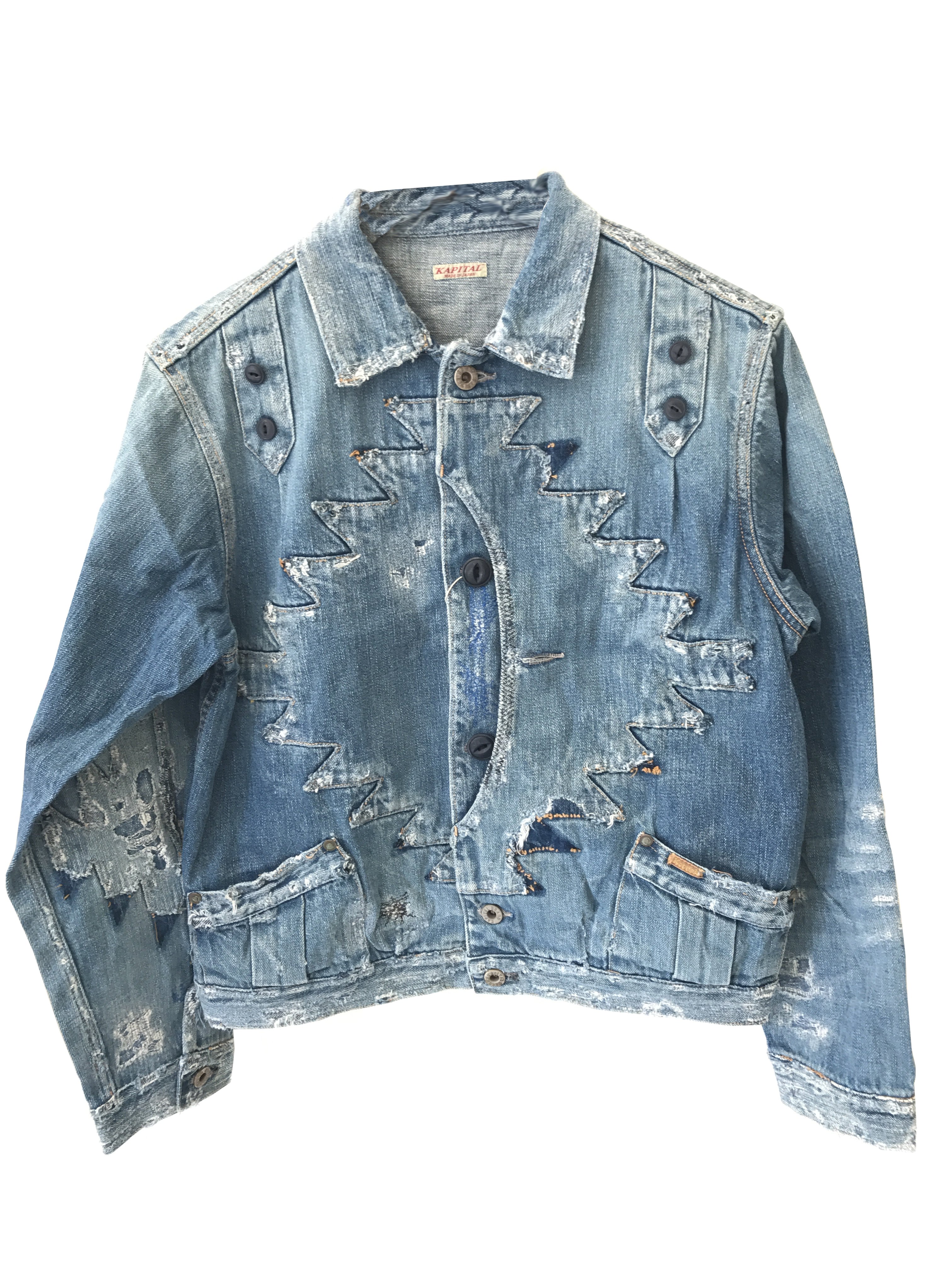 Kapital Kountry Indigo Cotton Santo Domingo Jacket | Garmentory