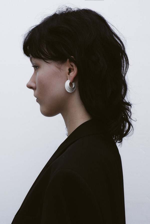 OLIO E ACETO Wanderer Earring - Matte White