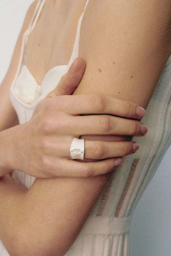 OLIO E ACETO  Whole Ring - White 