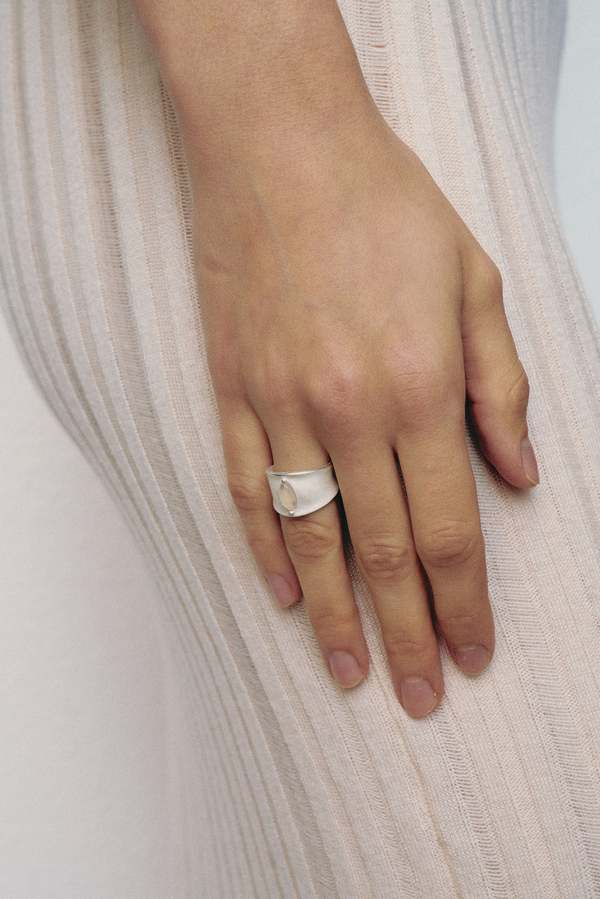 OLIO E ACETO  Whole Ring - White 