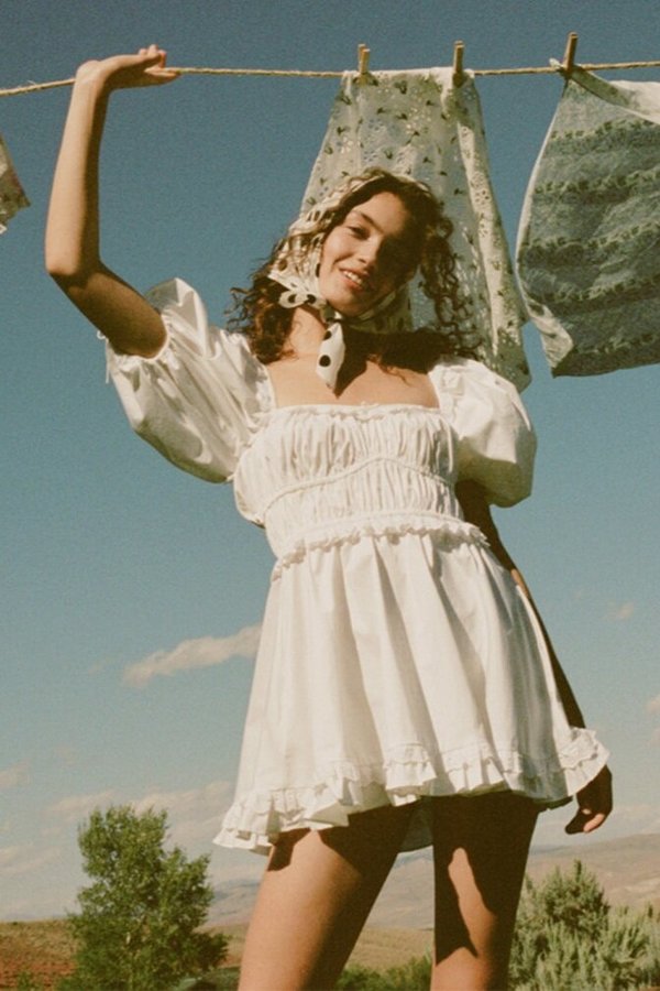 For Love & Lemons Jackson Mini Dress - Ivory For Love & Lemons Jackson Mini Dress - Ivory
