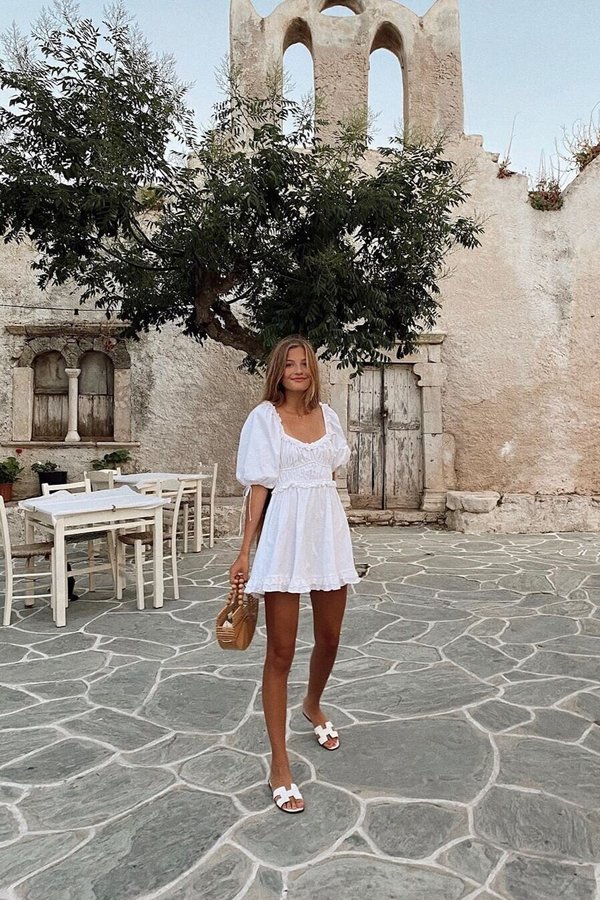 For Love & Lemons Jackson Mini Dress - Ivory For Love & Lemons Jackson Mini Dress - Ivory