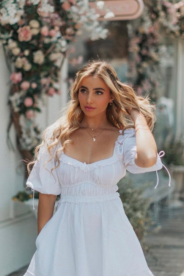 For Love & Lemons Jackson Mini Dress - Ivory For Love & Lemons Jackson Mini Dress - Ivory