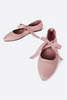 "INTENTIONALLY __________." VALLEY BALLET FLAT - BLUSH/CHALK - Thumbnail 4