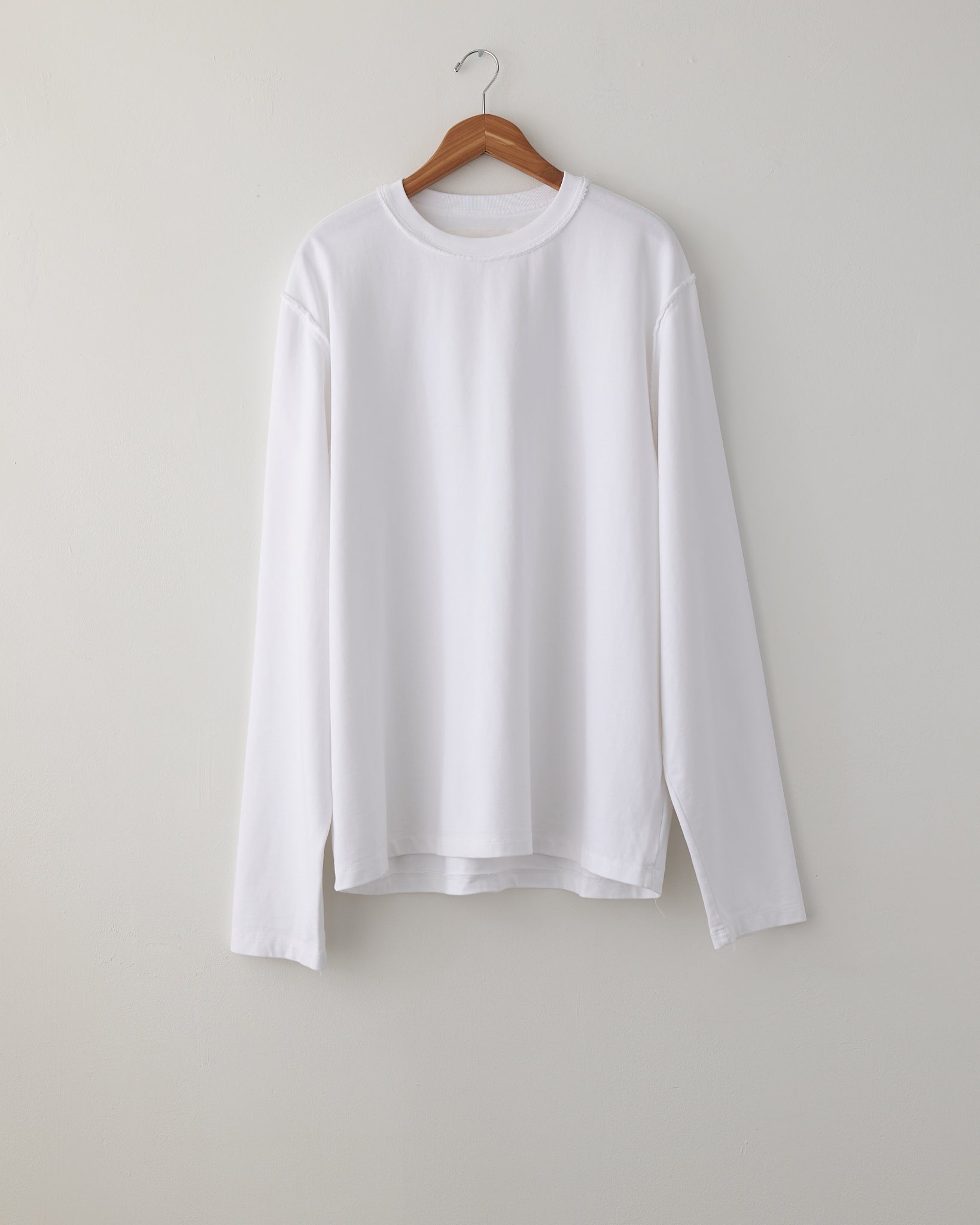 Camiel Fortgens Long Sleeve Big Tee - White | Garmentory