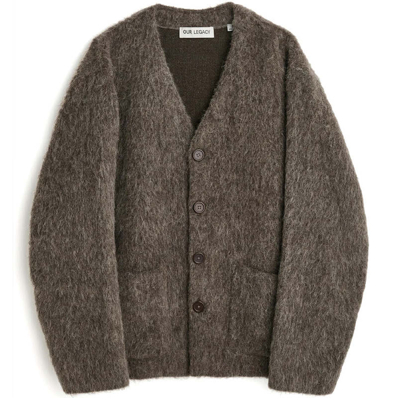 Our Legacy Mohair Cardigan - Mole Grey | Garmentory