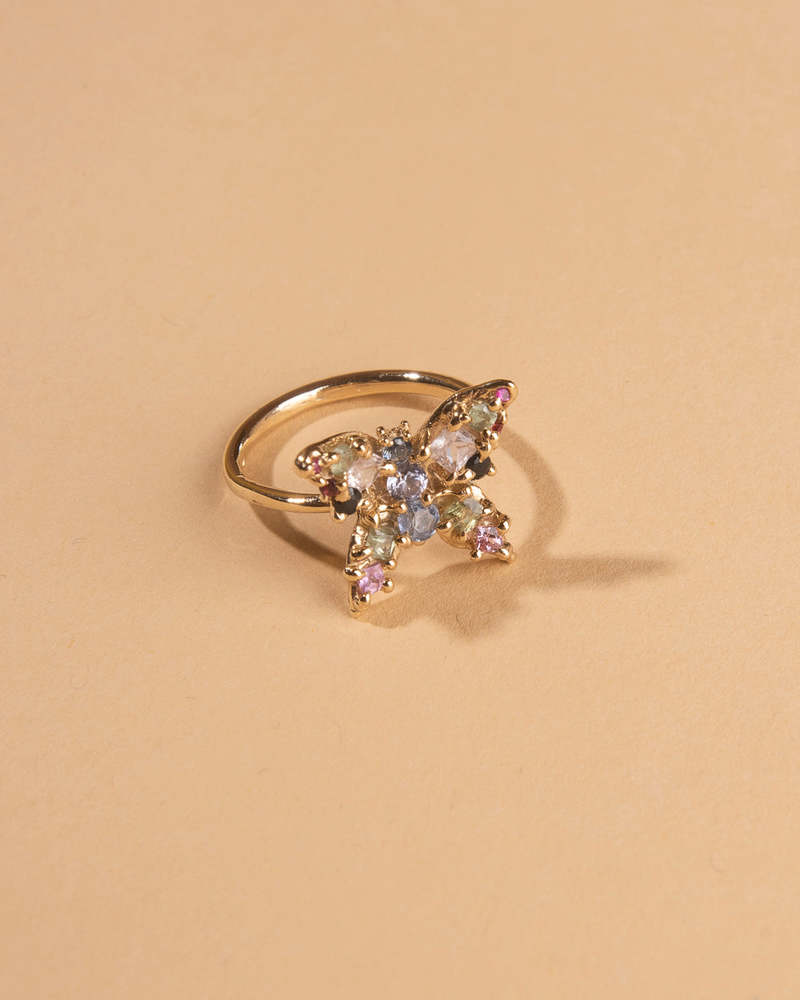 Alexandre Bergeron  Butterfly Ring  14k - Gold