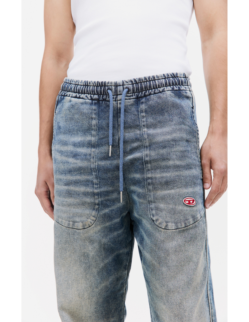 Diesel D-martians-ne Denim Sweatpants | Garmentory