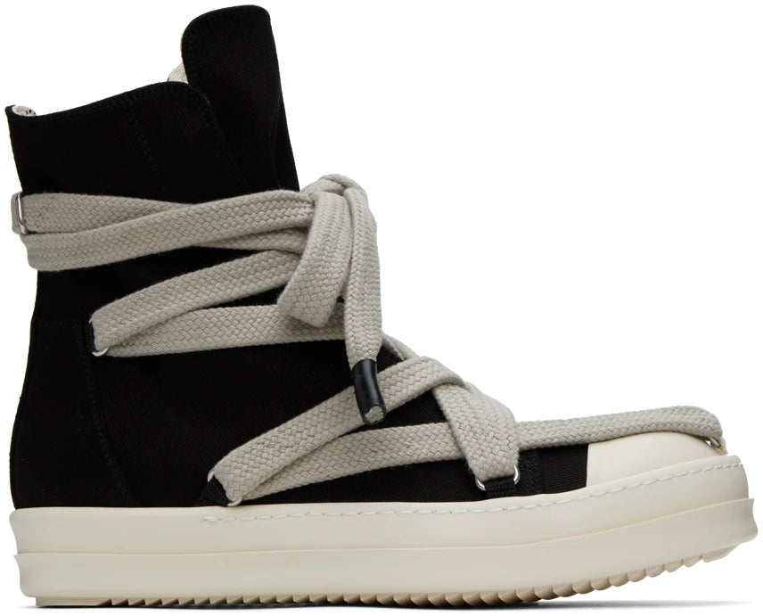 Rick Owens HEXA SNEAKS - Black | Garmentory