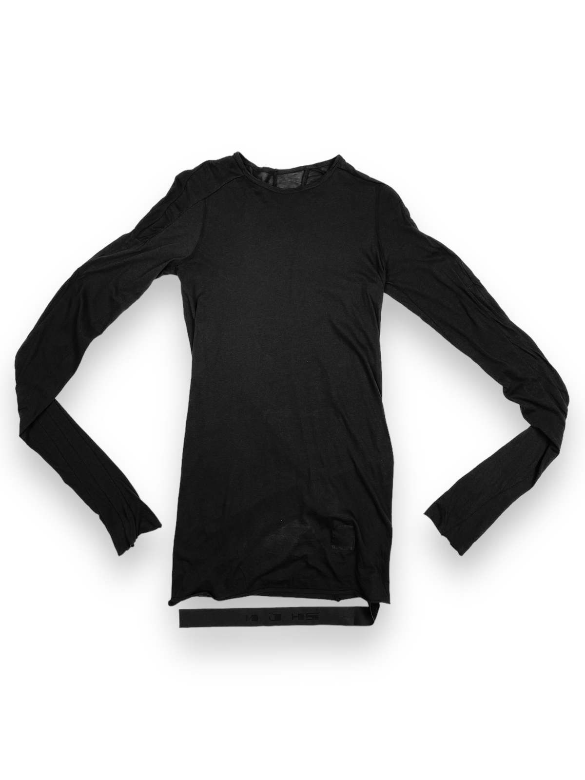 Rick Owens SCARIFICATION LS - Black | Garmentory