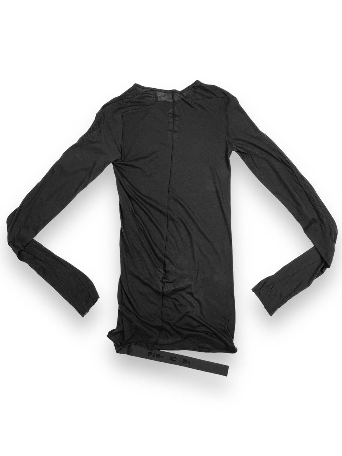 Rick Owens SCARIFICATION LS - Black | Garmentory