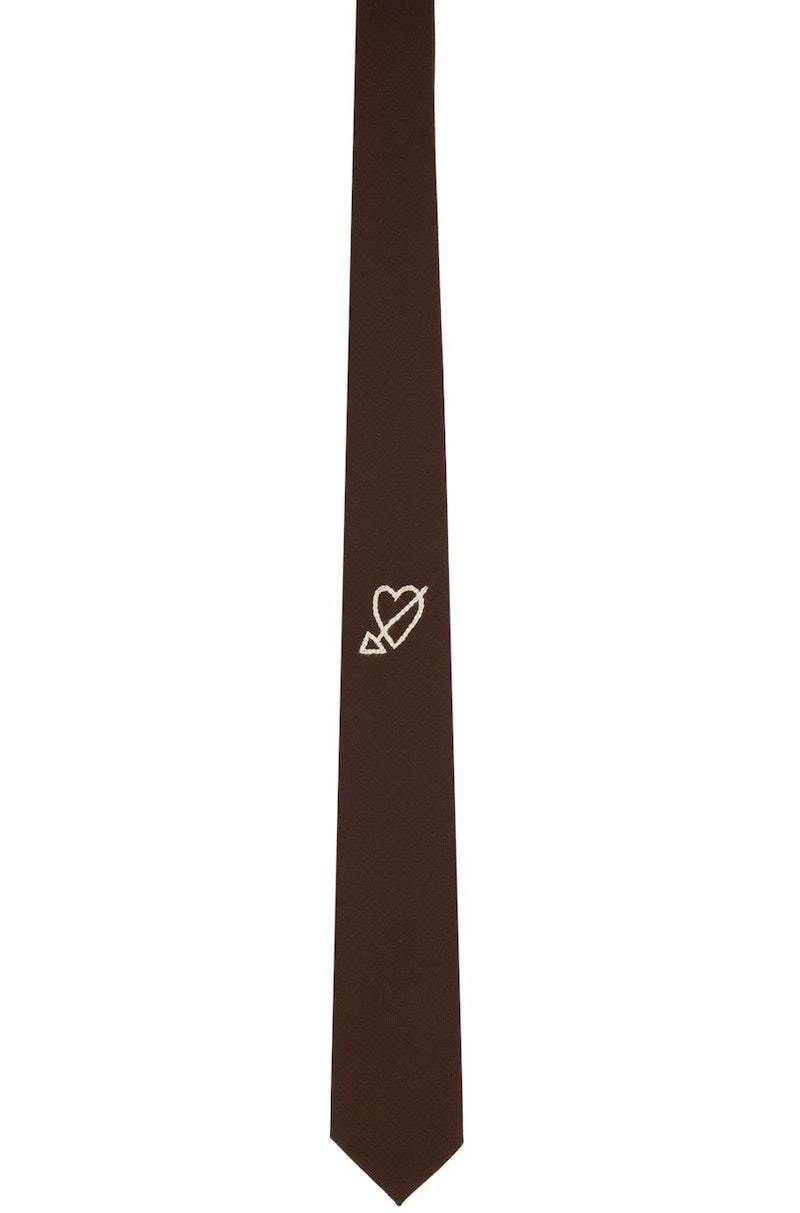 小物 ERNEST W BAKER HEART EMBROIDERED TIE ERNEST W BAKER HEART EMBROIDERED TIE