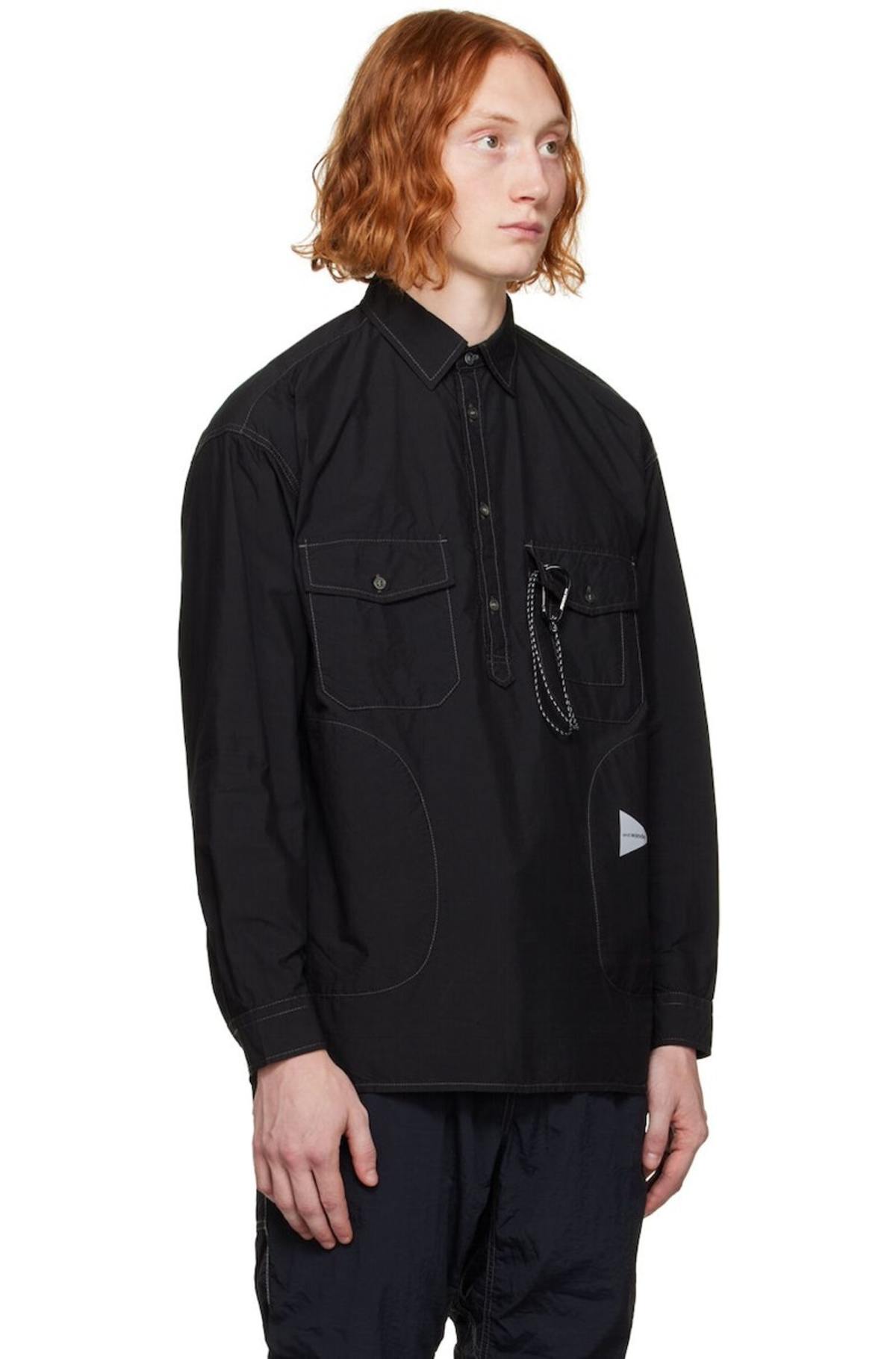 and wander Black Typewriter Shirt | Garmentory