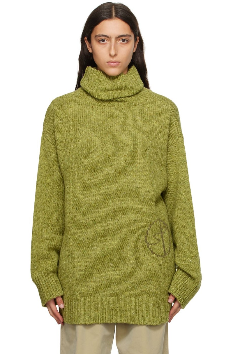 Saks Potts Green Camilla Turtleneck | Garmentory