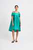 Eliza Faulkner Cora Trapeze Dress - Mermaid Teal - Thumbnail 1