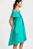 Eliza Faulkner Cora Trapeze Dress - Mermaid Teal - Thumbnail 2