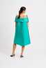 Eliza Faulkner Cora Trapeze Dress - Mermaid Teal - Thumbnail 3