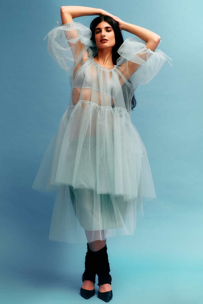 Eliza Faulkner Fiona Tulle Dress - Seafoam