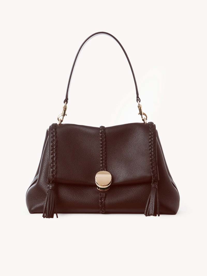Chloé Penelope Medium Soft Shoulder Bag - Deep Violine