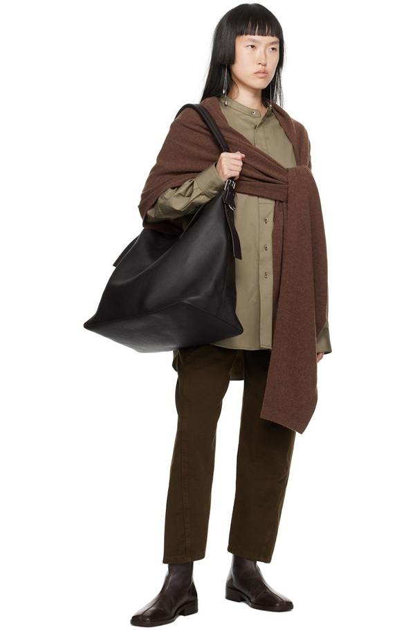 LEMAIRE (ルメール) WRAP SCARF BROWN Lemaire Brown Wrap Scarf - Golden Brown | Garmentory