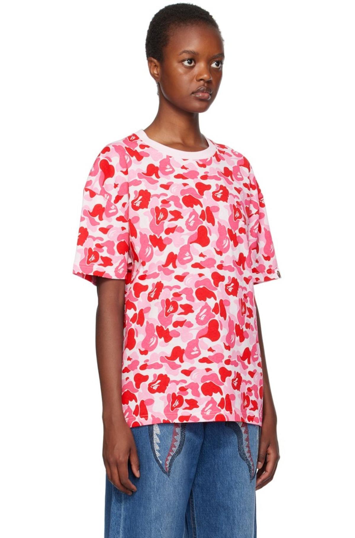 Bape ABC Camo T-Shirt - Pink | Garmentory