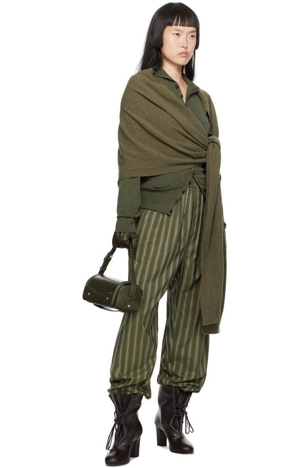 LEMAIRE WRAP SCARF ルメール ストール ショール Lemaire Wrap Scarf - Green | Garmentory