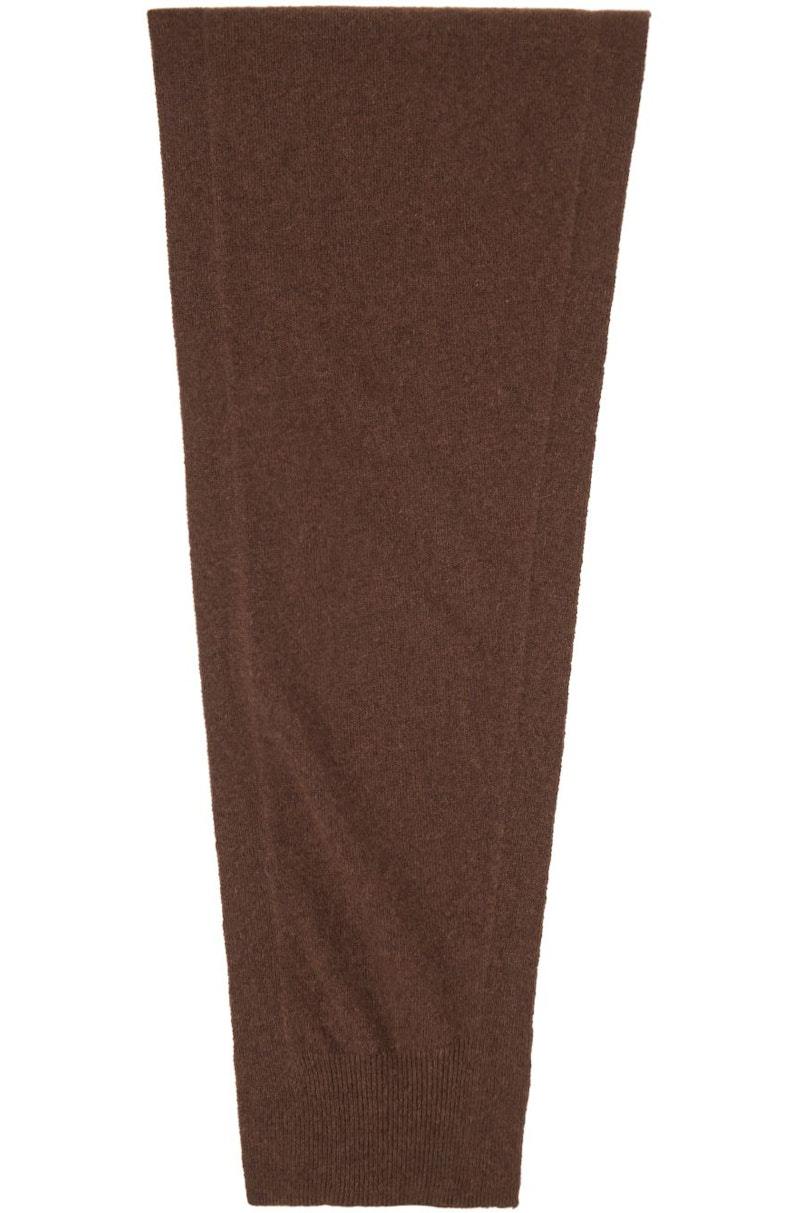 LEMAIRE (ルメール) WRAP SCARF BROWN Lemaire Wrap Scarf - Brown | Garmentory