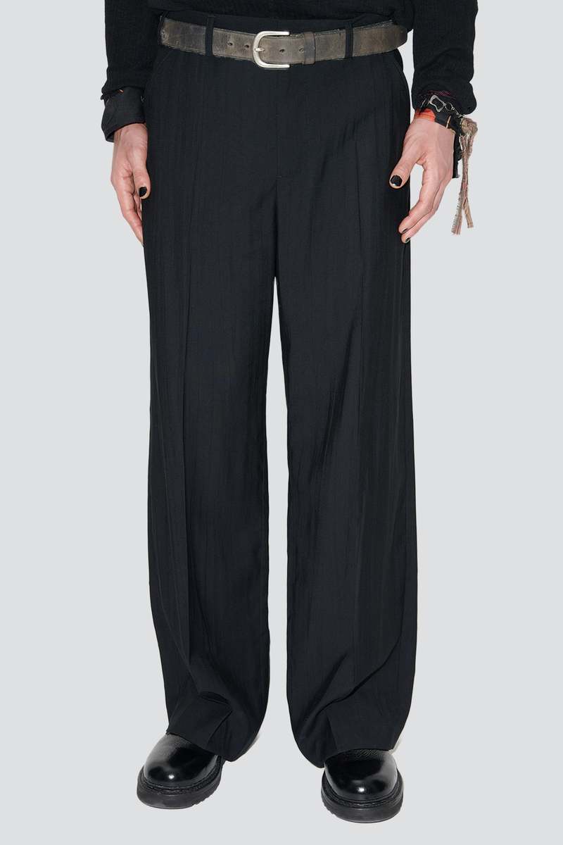 Our Legacy Experienced Viscose Sailor Trouser - Black | Garmentory