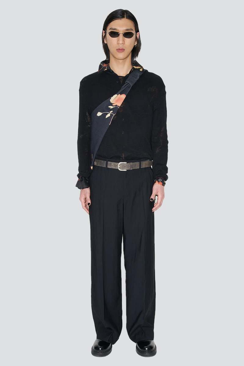 Our Legacy Experienced Viscose Sailor Trouser - Black | Garmentory