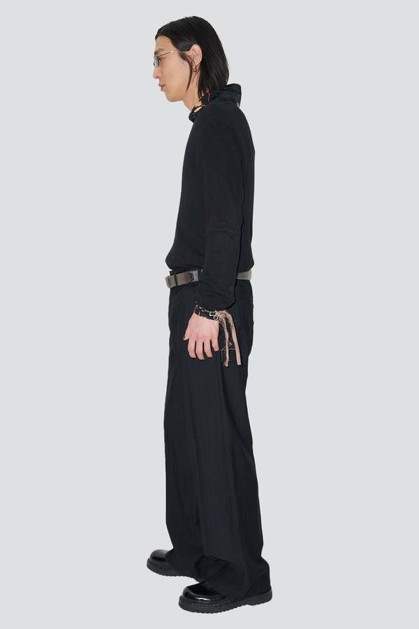 Our Legacy Experienced Viscose Sailor Trouser - Black | Garmentory