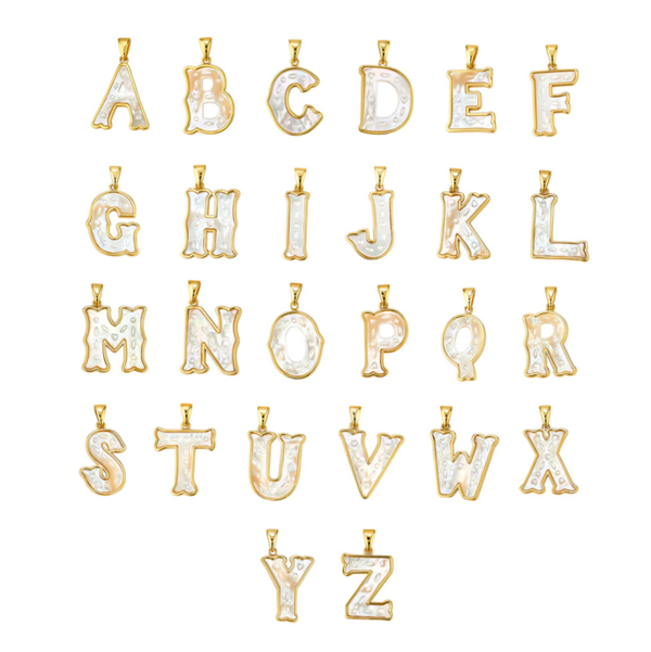 Asha Mini Letter Charm Asha Mini Letter Charm