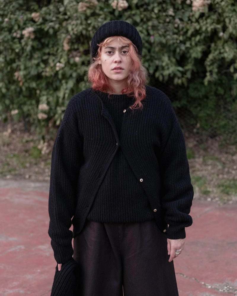 Baserange Mea Cardigan - Black | Garmentory