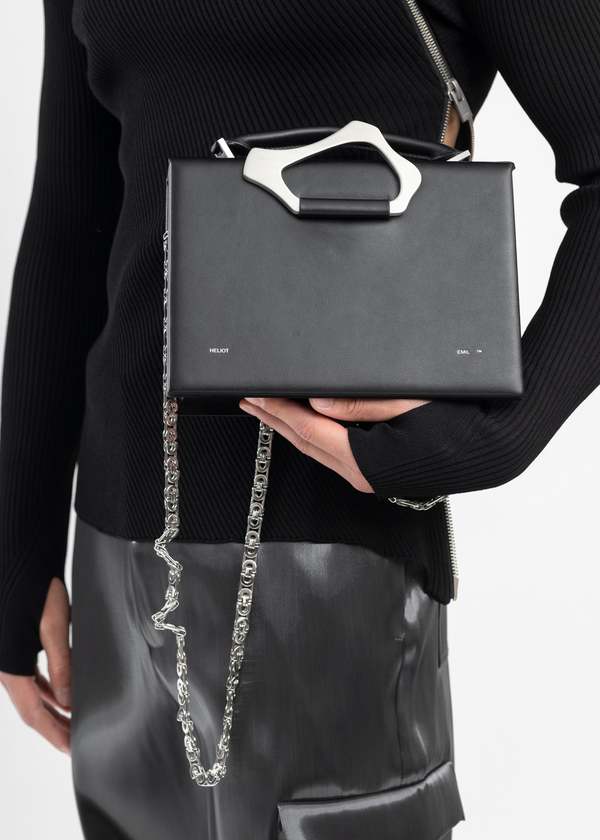 Heliot Emil Arenite Leather Bag - Black | Garmentory