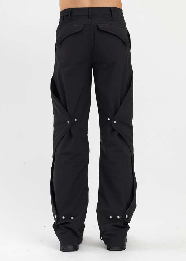 Heliot Emil Concordance Puffed Cargo - Black | Garmentory