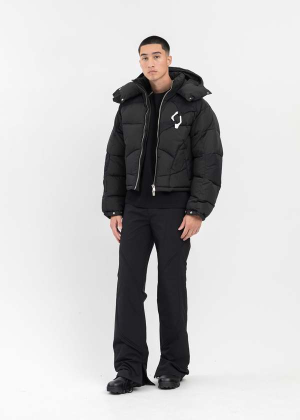 Heliot Emil Concordance Puffed Cargo - Black | Garmentory
