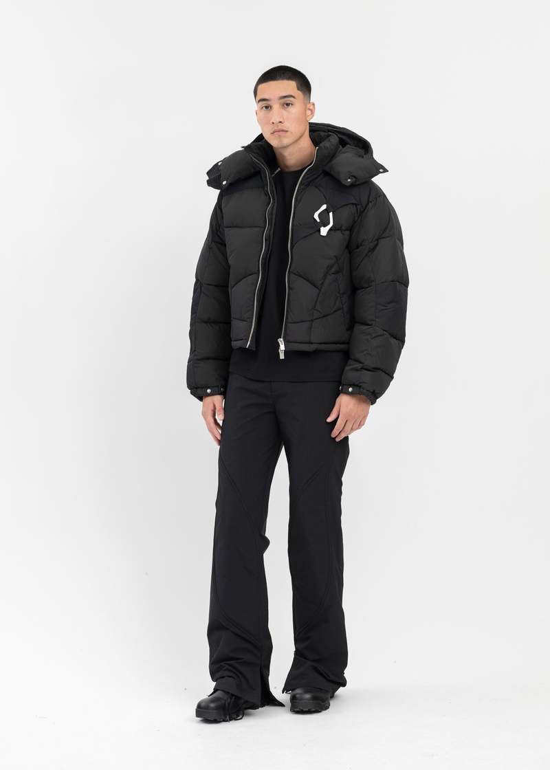 Heliot Emil Concordance Puffed Cargo - Black | Garmentory