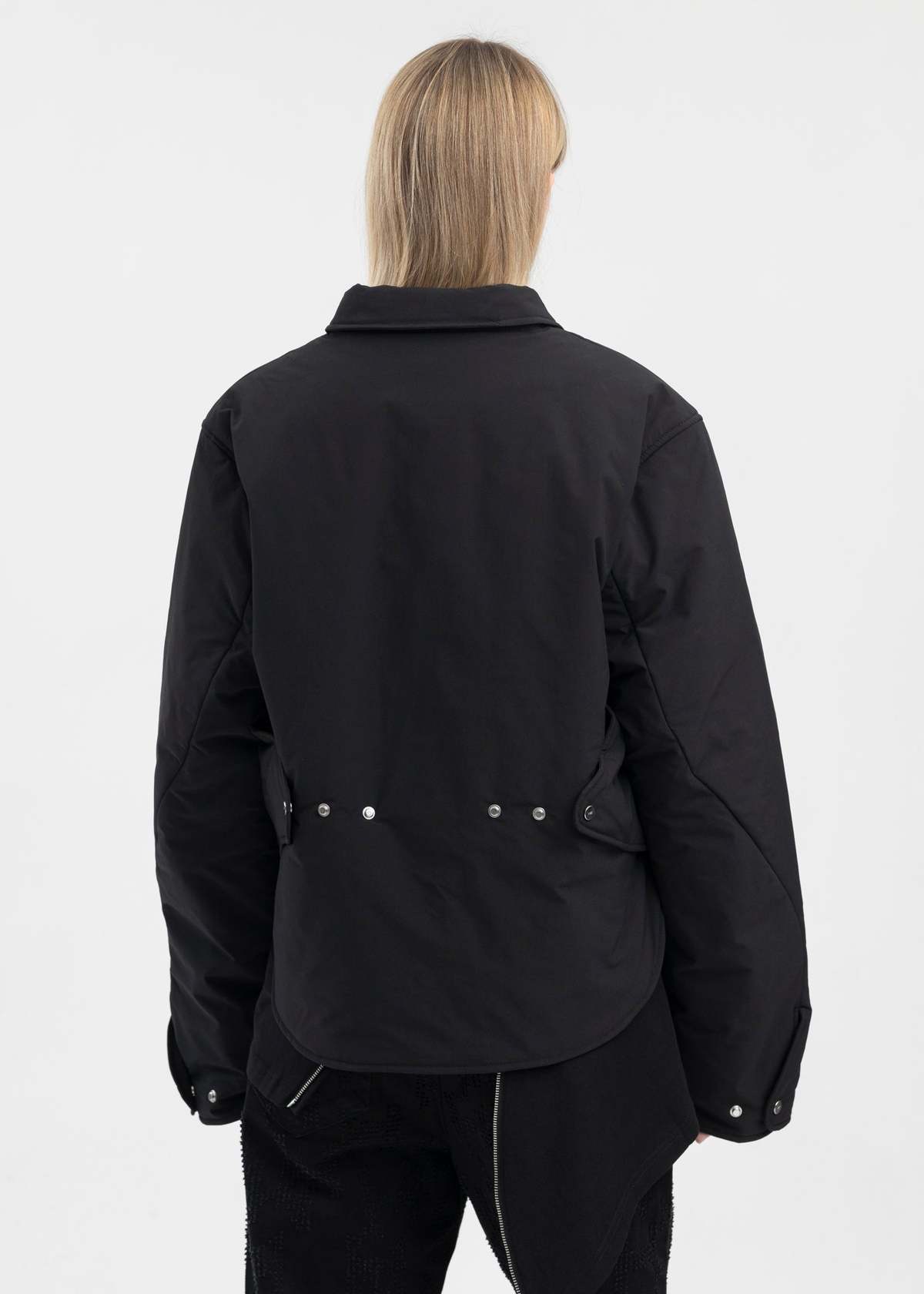 BLACK CONCORDANCE PUFFED SHIRT - Image 2 of 6