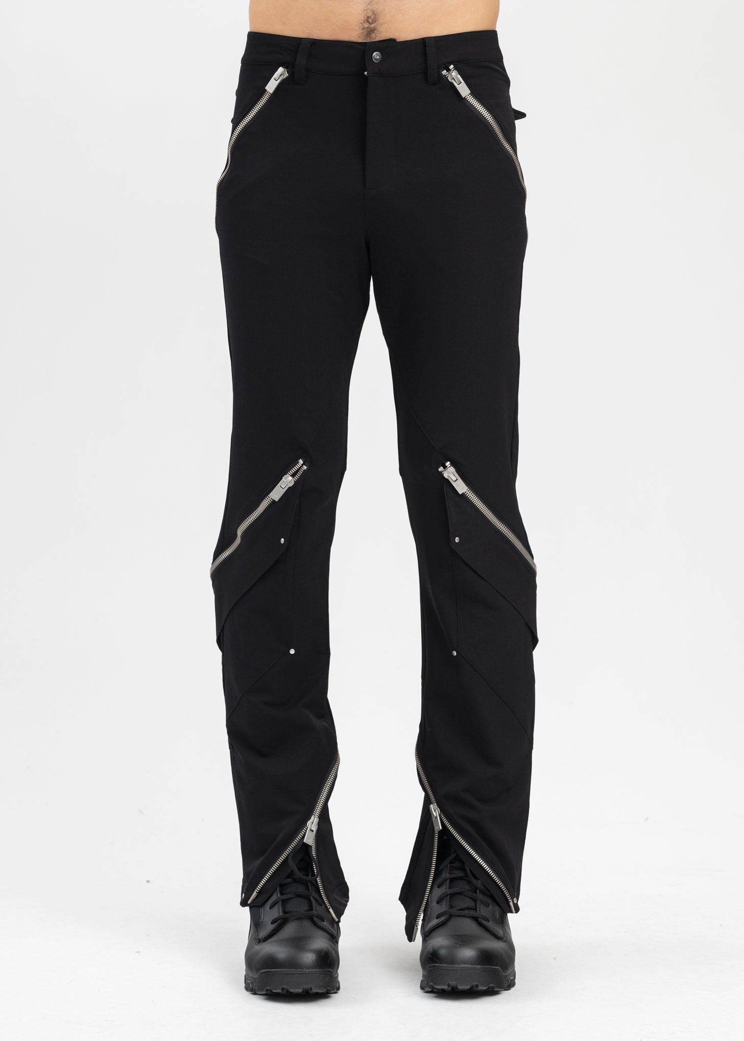 Heliot Emil Frazil Cargo Trouser - Black | Garmentory