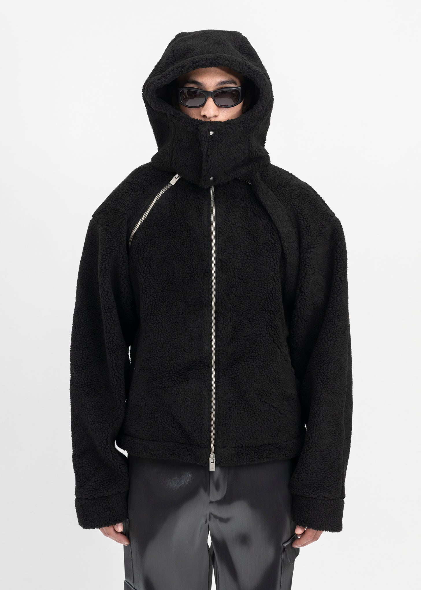 Heliot Emil Truss Fleece Jacket - Black | Garmentory