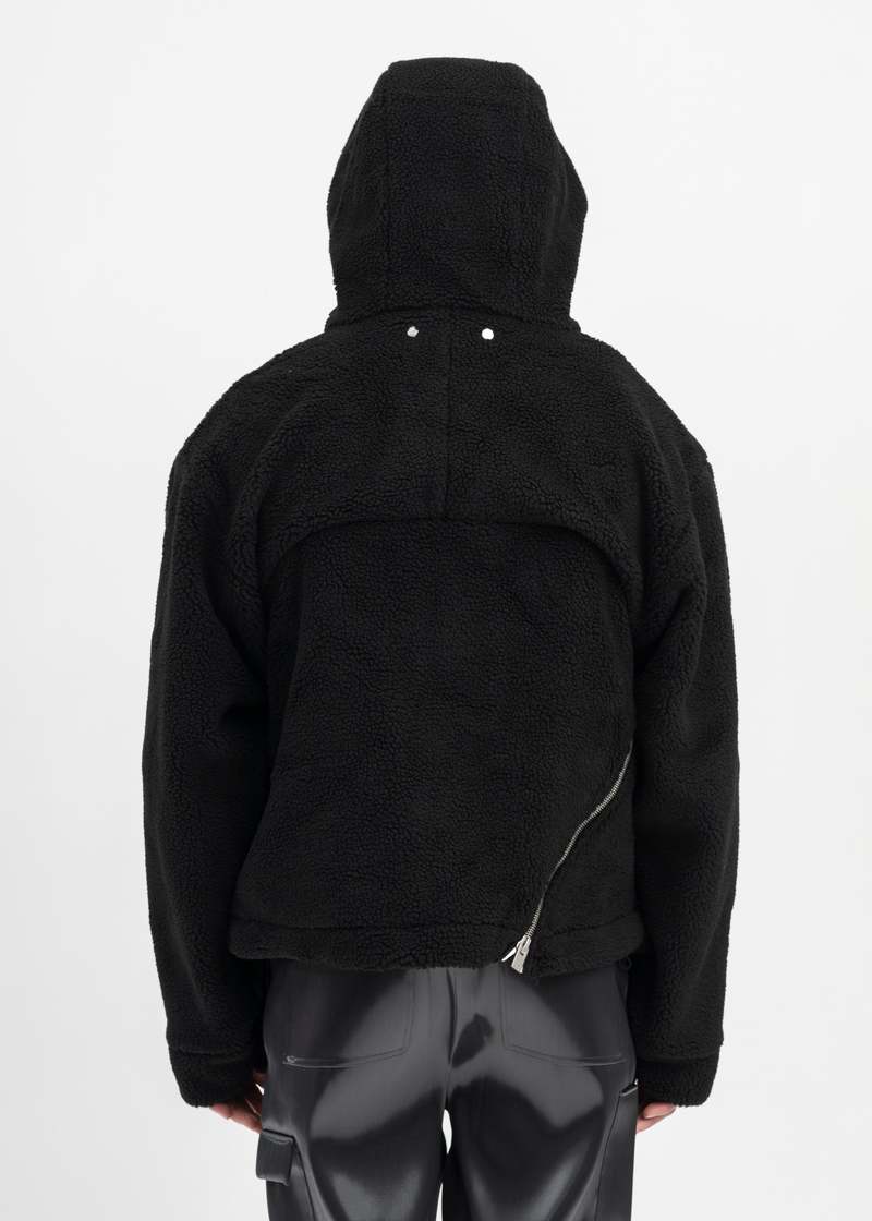 Heliot Emil Truss Fleece Jacket - Black | Garmentory