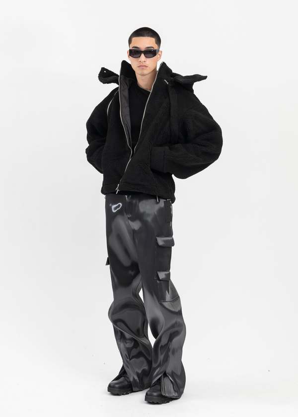 Heliot Emil Truss Fleece Jacket - Black | Garmentory